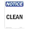 Signmission OSHA Notice, 5" Height, Clean Sign, 5" X 3.5", Portrait OS-NS-D-35-V-10626 - alternate 1